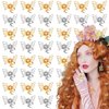 AUOCATTAIL 40Pcs Small Butterfly Hair Clips for Women Gold Silver Mini Metal Butterflies Hair Claw Clips Hairpins Decorative Cute Hair Barrettes Hair Accessories for Girls Bride Wedding Birthday Party