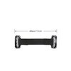 YTBYT 4 Pcs Facelift Bands with Clips Invisible Face Stretching Lifting Strap Adjustable Elastic Band Face Slimming Band (11cm Black Single Bands)
