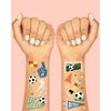 xo, Fetti Soccer Temporary Tattoo - 66 Foil Styles | Soccer Birthday Party Decorations, Kids Party Favors, Boys + Girl Sports Theme Bday, Team Goodie Bag, MVP Gift, World Cup Supplies