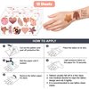 101 PCS Funny Rose Gold Temporary Tattoos Sticker Mandala Pink Rose Gold Birthday Party Decorations Favors Supplies Gifts Ideas Girls Boys Prizes Cute Tattoo School Reward Themed Carnival