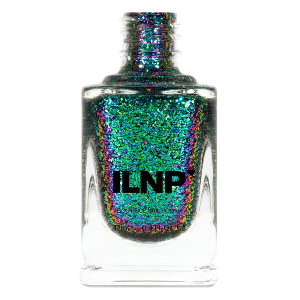 ILNP Supernova - Green, Teal, Blue, Purple Ultra Chrome Color Shifting Flakie Nail Polish