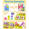 kecristv Montessori Toys for 1 Year Old Girls Boys, Baby Sorter Toys Learning Activity Cube, 1 Year Old Girl Boy Birthday Gifts, Baby Toys 6-12-18 Months, 7-in-1 Developmental Learning Toys