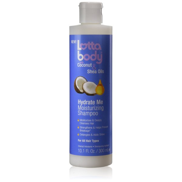 Lottabody Lotta Body Coconut & Shea Oils Hydrate Me Moisturizing Shampoo, 10.1 Oz