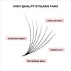 MDC LASHES Promades Eyelash Fan 500fans | 5D-16D, 0.05-0.07 Thickness, C/CC/D Curls, 8-18mm | Volume Lash Extensions Premade Lash Fans Pro Made False Eyelashes Pestanas Pelo A Pelo (10D-0.05-CC-11)