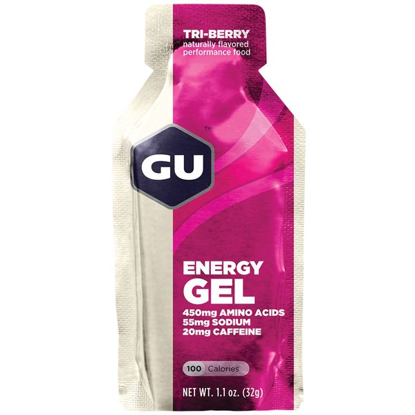 GU Sports Energy Gel - Box of 8 (Tri-Berry)