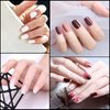 Short Nail Tips - Buqikma 500PCS French Short Style Nail Tip Natural Acrylic Nail Tips 10 Sizes False Nails for Nail Salon (Natural)