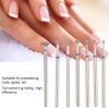 Nail Drill Bits Set, 6pcs/set Diamond Sand Nail Files Drill Cuticle Polishing Bit Nail Grinding Head Electric Manicure Set for Removing Acrylic Nails Gel Home Salon Use(03)