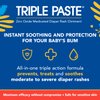 Triple Paste 3X Max Diaper Rash Ointment, Maximum Strength Zinc Oxide Ointment for Severe Diaper Rash, 6 oz Tube