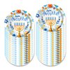 116 Pcs Hanukkah Party Supplies 16 Guests Chanukah Party Decorations Set Including Hanukkah Party Paper Plates Dinner Plates Napkins Cups Set for Hanukkah Party Decoration