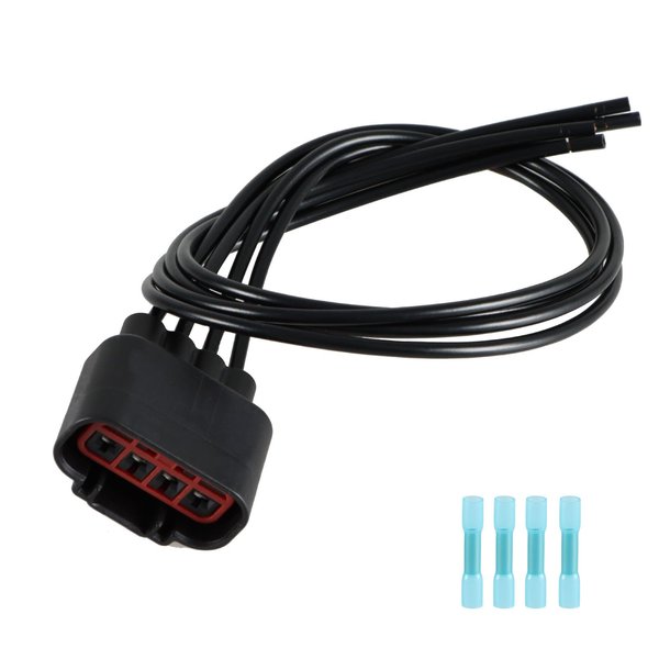 HIMARKLIF HVAC Blower Motor Resistor Connector Wire Harness Pigtail, AC Fan Blower Wire Assembly Compatible with Ford Expedition 2010-2017,F-150 2010-2014,Lincoln Navigator 2011-2017 Replace# WPT688