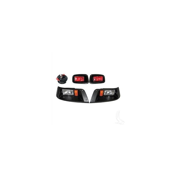 ECONOMY Complete Light Kit for EZGO TXT Golf Cart 1996 & Up