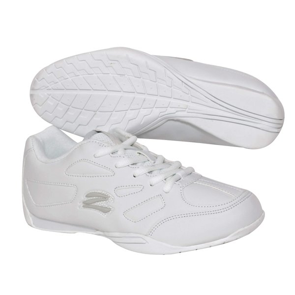 zephz Womens Zenith White Cheerleading Shoe 8