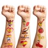 100PCS Spanish Spain Español Temporary Tattoos Stickers Themed Birthday Party Favors Decorations Supplies Red Yellow Espana Flag Tattoo Sticker Gifts For Boys Girls School Prizes Carnival Christmas
