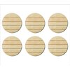 6 Pack of 3 inch Circle shiplap curout, Circle Wood cutouts, Unfinished Shiplap circle wood cutout, DIY Craft wooden cutout