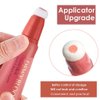 Soft Cream Liquid Blush Beauty Wand, Creamy Blush Makeup for Cheeks with Cushion Applicator, Natural-looking Cheek Tint Blush Dewy Finish,Blends Perfectly onto Skin,Long-Wearing (105 Ardour)