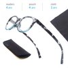 OLOMEE Reading Glasses Women Round Readers Glasses +1.75 for Small Head/Petite Face Cheaters W/Lightweight&Comfortable Fit 4 Pack