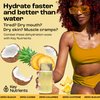 KEY NUTRIENTS Electrolytes Powder Packets - Tropical Pineapple Coconut 20 Pack Hydration Packets - Travel Hydration Powder - No Sugar, No Calories, Gluten Free Keto Electrolytes Powder - Made in USA