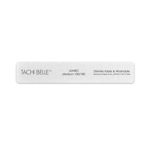 Tachibelle 3 Pcs Premium Japan Abrasive Jumbo File Washable Zebra File Nail Art Sanding Nail Files (3PC (100/180))