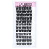 Cluster Lashes 72 Individual Lashes D Curl Lash Clusters Volume Eyelash Clusters DIY Lash Extension Kit Fluffy Cluster Eyelash Extensions (03-0.07D, 12mm)