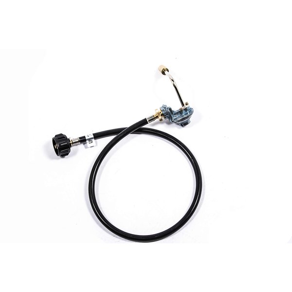 LS'BABQ 3 Feet Propane Adapter Hose 1 lb to 20 lb Converter and Gas Regulator fit for Blackstone 17”, 22”, Royal Gourmet, Pit BOSS, Camp Chef, and The Dash Tabletop Griddles