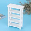 Miniature Furniture Model 4 Layers Shelf Display Rack 1:12 Doll House Accessory