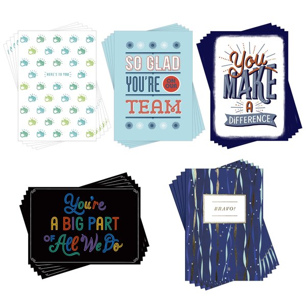 Hallmark Business Employee Appreciation Cards (Above & Beyond), Pack of 25 Assorted Greeting Cards