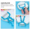 Spring Epilator Facial Hair Remover Hair Removal Spring Upper Lip Chin Cheeks Neck Stainless Steel Hair Threader 2pcs/ Set Blue