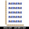 Pray Fun Text Temporary Tattoo Water Resistant Fake Body Art Set Collection - 15 2" Tattoos (1 Sheet)