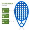 KOUPA Magic Silicone Curly Hair Brush, One Piece Twist Curl Comb for Afro Curls, Washable Hair Tool for Men Women, Blue, 1 Piece