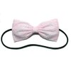 Pastel Pink Lace Hair Bow- Baby Pink, Lolita, Light Pink- For Girls, for Teens, for Women (Headband)