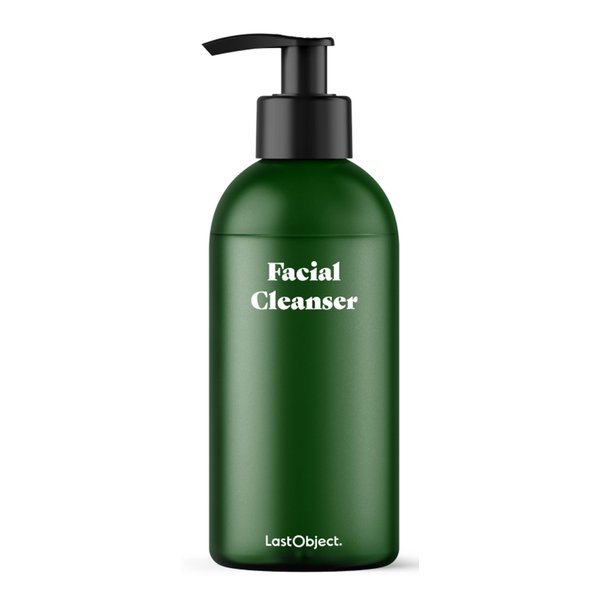 LastObject Facial Cleanser Clear Gel - Contains Trehalose, Hyaluronic Acid, and Aloe Vera - Hydrating Skin Cleaning Agent with Portable Dispenser - for All Skin Types - 300ml Bottle with 2 Refills