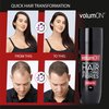 Volumon Professional Hair Building Fibres- Hair Loss Concealer- KERATIN- 28g- Get Upto 30 Uses- CHOOSE FROM 8 COLOUR SHADES (White)