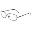 In Style Eyes Enda Middle - Italian Design Bifocal Magnification Reading Glasses - Wired Metal Frame, Non-Polarized Lens - Pewter - 1.5x
