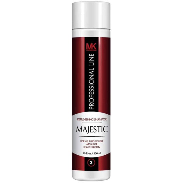 MAJESTIC KERATIN Replenishing Shampoo 10oz(300ml)-after Care- Soduim Chloride & Sulfate Free