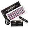 TOUGH GIRLS | Nail Polish Strips | 20 Stylish Strips | Brighter, Thicker, Tougher | Includes Cuticle Stick, Nail File, & Nail Wipes (Stars & Stripes)