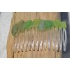 Sea Glass in Shades of Green Hair Comb