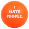 I Hate People Stress Balls, Funny Quote Grip Strengthener Squishy Ball, Coworker Gifts, 2.48 Inches