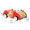 Hape Dollhouse Family Car | Wooden Dolls House Car Toy, Push Vehicle Accessory for Complete Doll House Furniture Set Red, L: 8.9, W: 3.5, H: 5.1 inch