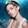 4 Pieces Mermaid Hair Accessories Starfish Hairband Starfish Hair Clips Makeup Glitter for Women Girls Mermaid Costume for Halloween Cosplay Party Favors