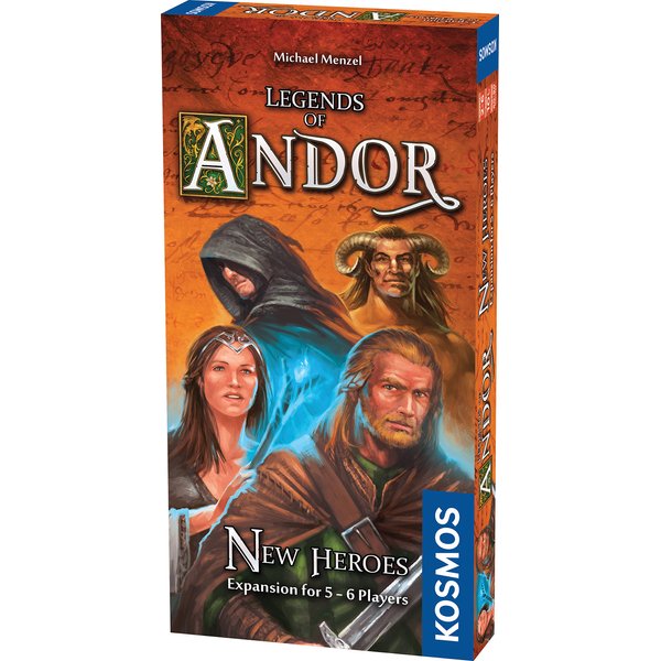 Thames & Kosmos Legends of Andor New Heroes 5 and 6 Player Expansion Cooperative, Family, Strategy Board Game by Kosmos | Expand The Award Winning Game Legends of Andor, Multi, 11.6 (692261)