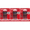 Milwaukee 48-32-5033 Power Drill Bit Extensions Shockwave Socket Adapter Set, 1/4", 3 Pack