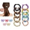 KXSBXJ 15PCS Hair Ties Small Satin Scrunchies Hair Elastic Scrunchies Hair Accessory Set Elastics Bands Ponytail Holder for Women