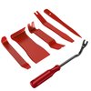 GOOACC 6PCS Auto Trim Removal Tool Kit No-Scratch Tool Kit for Car Audio Dash Window Molding Fastener Remover Tool Kit-Red