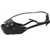 Real Leather Cage Basket Secure Dog Muzzle #118 Black - Pit Bull, Amstaff (Circumference 11.8", Snout Length 3.5")