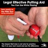 EyeLine Golf Impact Ball Liner - Training Aid Accessories - 3 -Pack Red Alignment Kit Marker Pen by Hank Haney. Align Ball See Putter face Alignment to Target line. Immediate Short putt Improvement