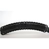 Black sparkly crystal banana hair clip with rhinestones medium fine hair