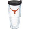Tervis Made in USA Double Walled University of Texas Longhorns Insulated Tumbler Cup Keeps Drinks Cold & Hot, 24oz, Primary Logo