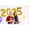 2025 Balloon Numbers - 40 Inch Gold New Years Eve Party Supplies 2025, Nye Decor Party Decorations Happy New Year, New Years Eve Foil Party Balloons