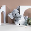 Mikee Fluffie Elephant Stuffed Animals Soft Plush Toy for Girls Boys,12" Grey Soft Huggable Gifts for Birthday Christmas Easter Stuffed Animals for Kids