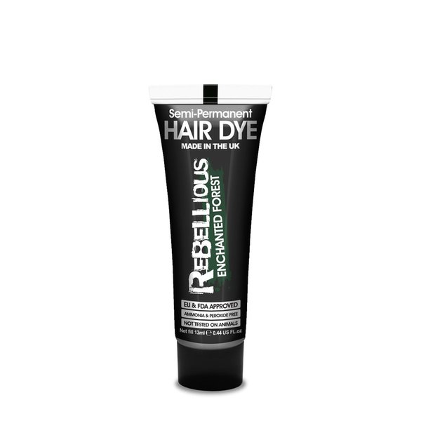 PaintGlow Semi Permanent Hair Dye 13ml Streak Tube Bright Colours (Enchanted Forest)